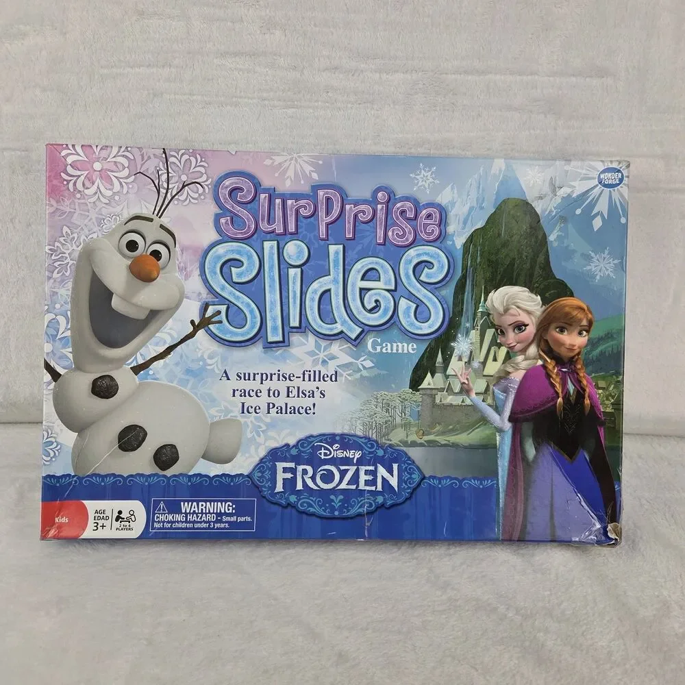 Disney Frozen Surprise Slides‎ Board Game 2014 Wonder Forge Complete